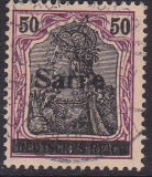 Saar Mi.-Nr. 13 x III oo gepr. BPP