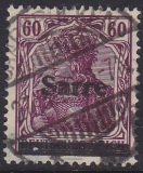 Saar Mi.-Nr. 14 b III oo gepr. BPP