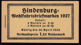 Deutsches Reich Mi.-Nr. MH 24.1 A **