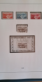 Saar Sammlung 1947 - 1959 postfrisch komplett im Lindner Ringbinder