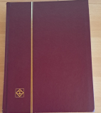 Leuchtturm Einsteckalbum in rot mit 64