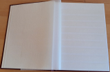 Leuchtturm Einsteckalbum in rot mit 64