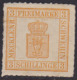 Mecklenburg - Schwerin Mi.-Nr. 7 II (*)