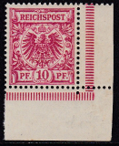Deutsches Reich Mi.-Nr. 47 da Eckrand ** gepr. BPP