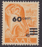 Saar Mi.-Nr. 227 Z I **