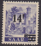 Saar Mi.-Nr. 236 Z I **