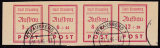 Strausberg Mi.-Nr. 34/37 B oo Streifen