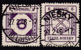 Niesky Mi.-Nr. 14/15 oo