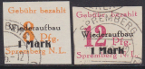 Spremberg Mi.-Nr. 17/18 B oo
