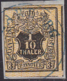 Hannover Mi.-Nr. 7 a oo Mgl.