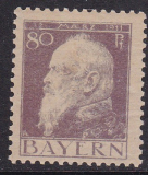 Bayern Mi.-Nr. 85 I ** gepr. BPP verfärbt