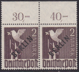 Berlin Mi.-Nr. 18 P OR dgz ** Paar gepr. BPP