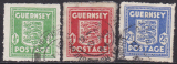 Deutsche Besetzung Guernsey Mi.-Nr. 1/3 oo
